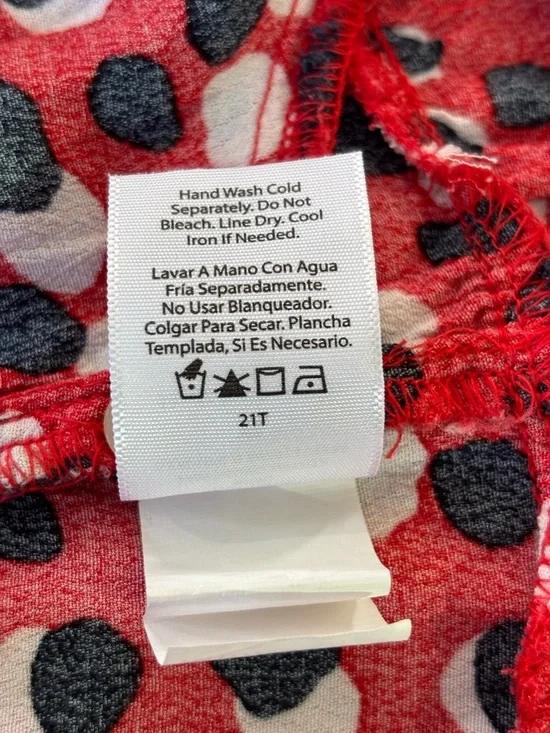 Free Assembly Red, White, Blue Printed Ruffle-Hem Dress w/Pockets Women’s XL - Picture 8 of 8